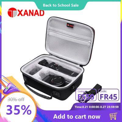 XANAD ฮาร์ดเคส EVA สำหรับ Sony ZV 1ชุดอุปกรณ์เสริมสำหรับรองรับกล้องขาตั้งกล้องและไมโครโฟนกระเป๋าเก็บของสำหรับพกพาสำหรับเดินทาง