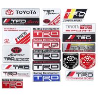 Hot New For Toyota Yaris Avensis Auris TRD Alloy Car Body Sticker Nameplate Auto Rear Window Emblem Badge Decal Scratch Cover Decoration zhi