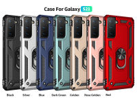 Samsung Galaxy S21เคสขาตั้งกันกระแทกเกราะแข็งเคสโทรศัพท์ Samsung S21เคสด้านหลัง