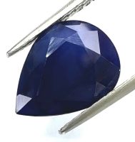 พลอยไพลิน พลอยเเท้. Natural Blue Sapphire | 5.13 การัต(cts) | 13X10mm | 410฿