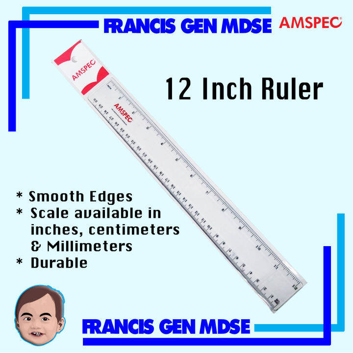 Amspec RULER 12" Inches Lazada PH