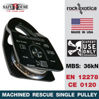 รอกเดี่ยว รอกกู้ภัย รุ่น Machined Single Pulley แบรนด์ Rock exotica