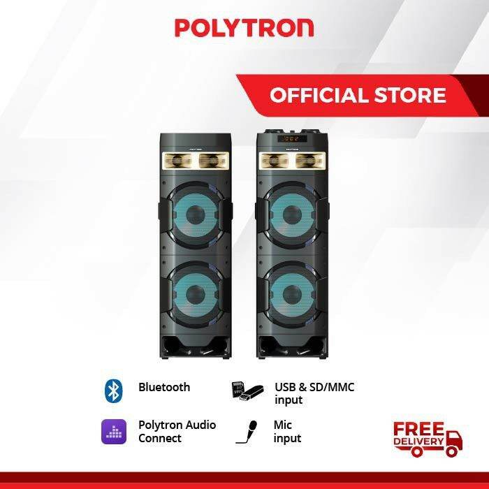 Active Speaker Aktif Polytron Pas 10d28 Bluetooth Lazada Indonesia