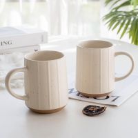 【STOCK】 Korean-Style Ins Style High-End Niche Design Small Fresh Cup Women Couple Water Cup Large-Capacity Coffee Cup Slightly Flawed