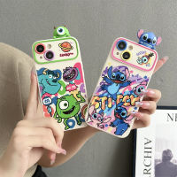 3D เคสโทรศัพท์แฟชั่นลายการ์ตูนปักสัตว์ประหลาดน่ารักสำหรับ IPhone 15 14 13 12 11 Pro Max