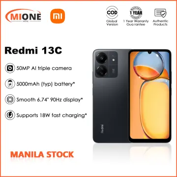 Xiaomi Redmi 13C NFC Global Version Smartphone with 50MP Camera, 128GB  Storage, 6.74-inch Display, 5000mAh Battery, MediaTek Helio G99, 18W Fast