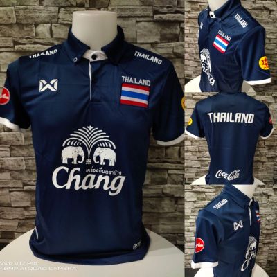 สุดคุ้ม📣 เสื้อโปโล ทีมชาติไทย ผู้ชาย เสื้อ+กางเกง FB512-63