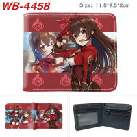 Hot Game Genshin Impact Wallet Xiao Zhongli Jean Short Purse With Coin Pocket For Students
