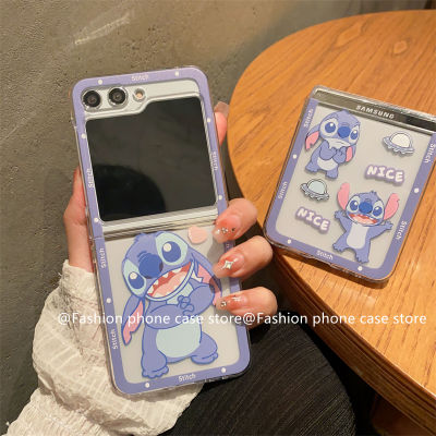 Phone Case เคส Samsung Galaxy Z Flip5 Fold5 Flip4 Fold4 Flip3 Fold3 5G ซิลิโคนใสเคสโทรศัพท์การ์ตูนน่ารักใหม่กันกระแทกปกหลัง2023