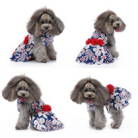 Doggie Princess Dress Floral Dog Dress Skin Friendly for Wedding for Small Dogs