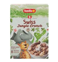 Familia Swiss Jungle Crunch Cereal แฟมิเลีย สวิสจังเกิลครั้นซ์ ซีเรียลธัญพืชรูปสัตว์อบกรอบ 250g.