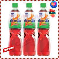 ?HOT DEAL.!! Squid Fish Sauce 700 ml x 3 bottles  ปลาหมึก น้ำปลา ขวดเพ็ท 700 มล. x 3 ขวด