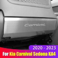 สำหรับ Kia Carnival Sedona KA4 2020 2021 2022 2023รถที่นั่งด้านหลัง Anti-Kick Pad แผ่นแผงดัดแปลงตกแต่งอุปกรณ์ตกแต่งภายใน