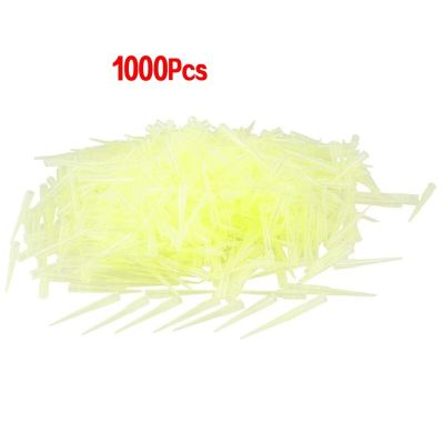 【⊕Good quality⊕】 yixiao4564 หัวหยดสำหรับปิเปตต์เหลว200ul สีเหลืองใสในห้องปฏิบัติการ1000ชิ้น