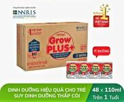 HSD T7-2023 Combo 2 Thùng 96 Hộp Nutifood GROW PLUS SDD Ít Đường 110ml ĐỎ.