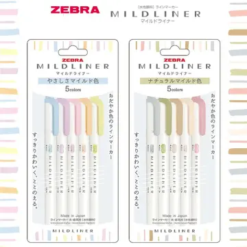 Zebra Mildliner Refresh Bright (WKT7-5C-HC-N) - Set de 5