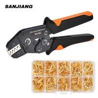 ■㍿ SN-58B Multi Crimping Plier Kit 0.25-1.5mm² Jst/XH2.54/Dupont/Spade Open Barrel Wire Terminals Crimper Hand Tools Set AWG23-16