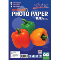 กระดาษโฟโต้ กระดาษปริ้นท์รูป กระดาษรูปถ่าย Hi-jet 180 แกรม 100 แผ่น