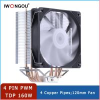 x99 Processor Cooler 4Pin Cooling 4 Heatpipes Rgb Air Cpu for Lga 2011v3/1366/1700/1200/AM4