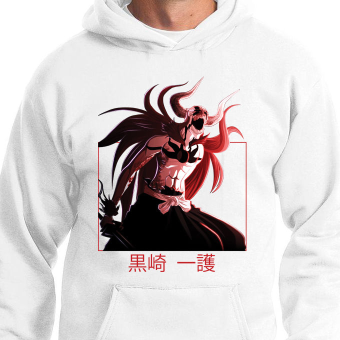 Anime Bleach Hoodie Jumper Kurosaki Ichigo Cosplay Sweatshirt Hooded  Sweater  Fruugo IE