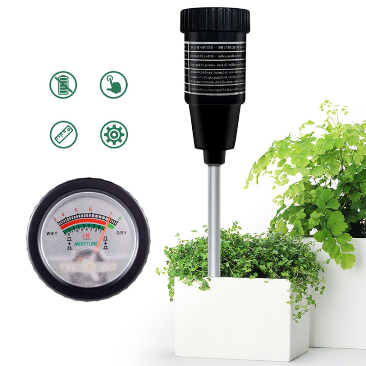 Soil Ph Moisture Meter In High Precise Sensitive Anti Rust Soil Ph