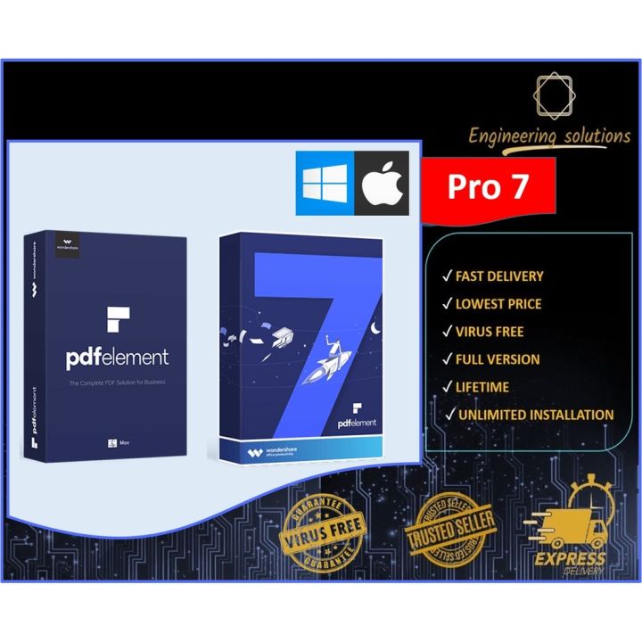 Wondershare Pdfelement Professional Win Macos Installation Guide Lifetime Lazada Ph