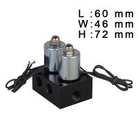 Universal 12v Solenoid Valve Air ride Suspension manifold valve pneumatic shock absorber double solenoid valve set Valves