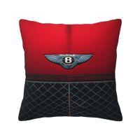 Bentley Logo (4) Home Decor Pillowcase Casual Couch Chair Waist Car Computer Bed Sofa Throw Polyester Pillow Case Bedroom Office（45cm x 45cm）