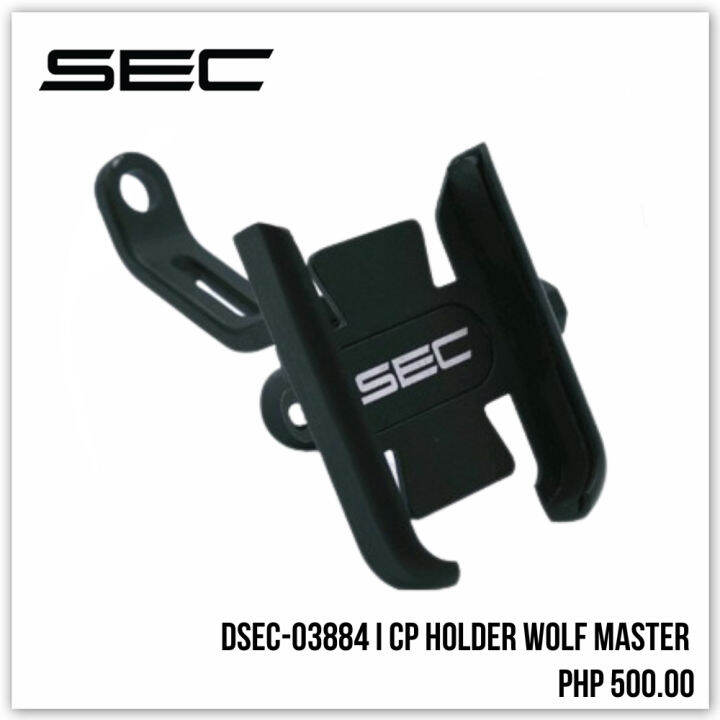 DSEC03884 I SEC Cellphone Holder Wolf Master Mount for Side Mirror