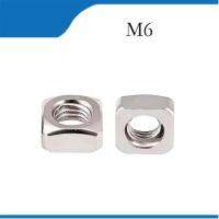 Gratis Pengiriman 15 Pcs Otentik 304 Stainless Steel Mur Kotak/Persegi Kacang/Mur Kotak M6 x 10x5