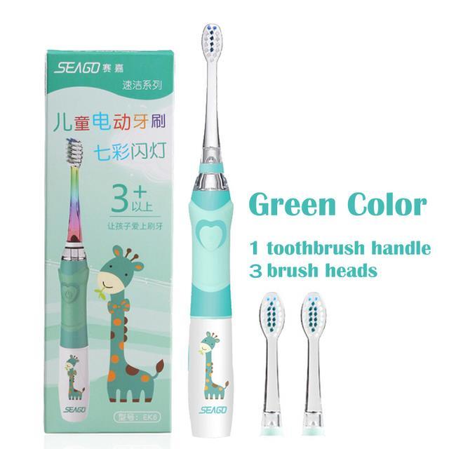 seago-childrens-sonic-electric-toothbrush-for-3-12-age-kids-sonic-tooth-brush-timer-battery-vibrate-led-replacement-brush-heads