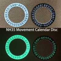 hot【DT】 Calendar Disc Black/White Date Day Modification Part Only for NH35 Movement