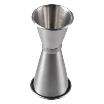 Stainless Steel 25/50 ml & 15/30 ml Jigger Bar Craft Dual Spirit Measure  Cup Double Jigger Peg Measuring Cup for Bar Party Wine Cocktail Drink  Shaker Shot Measure