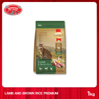 [MANOON] SMARTHEART GOLD Lamb and Brown Rice 1 kg. สมาร์ทฮาร์ท โกล์ด อาหารสำหรับแมวทุกสายพันธุ์ รสแกะและข้าว ขนาด 1 กิโลกรัม