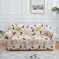 Floral Printing Elastic Slipcovers Stretch Sofa Covers for Living Room Corner Couch Cover Sectional Armchair Cover 1/2/3/4 seat