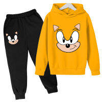 Childrens clothing suits autumn boys clothes Sonic Hoodie + pants childrens sweatshirts youth childrens clothing suits 4-14