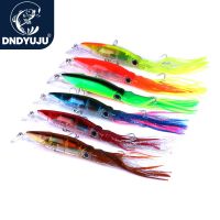 DNDYUJU 1pcs 14cm 40g Fishing Lure Hard Bait Squid High Carbon Steel Hook Octopus Crank for Artificial Tuna Sea Allure Tools Fishing Reels