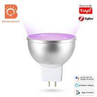 Benexamrt ไฟ LED 12V MR16 3.0 Zigbee โคมไฟอัจฉริยะ5W RGBCW Spotlighting Smartthings App Alexa Google Home เสียง LED