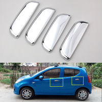 【▼Hot Sales▼】 XWKMK SHOP 4Pcs สำหรับรถยนต์ Suzuki Alto 2009 2010 2011ตัวขยายโครเมี่ยมที่จับประตูป้องกันเงินตกแต่งอุปกรณ์จัดแต่งทรงผม