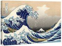 Great Wave Of Kanagawa Katsika Hokusai ภาพทิวทัศน์แบบศิลปะนามธรรมและมีกรอบงานพิมพ์บนผ้าแคนวาสที่ทันสมัยภาพวาดศิลปะบนผนังบนผ้าใบสำหรับเครื่องตกแต่งฝาผนังของตกแต่งโฮมออฟฟิศ