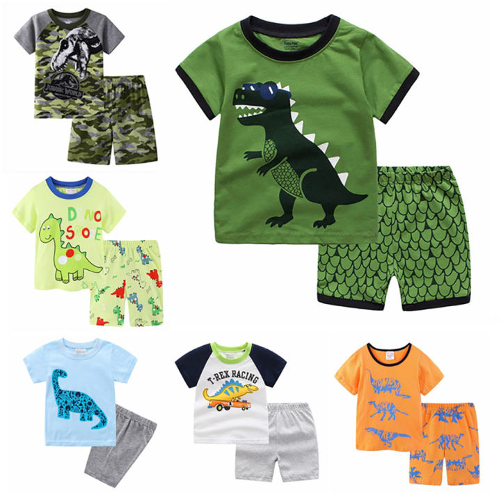 Baby Boys Clothing Sets for Kids Jurassic Park Dinosaur Tyrannosaurus ...