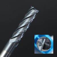 Fresa Cnc เครื่องตัดโลหะ Hrc50อุปกรณ์เจาะ Endmill 4ขลุ่ยหัวสว่านตัวตัดโลหะเหล็กเจาะทังสเตนคาร์ไบด์8Mm 10Mm 12Mm