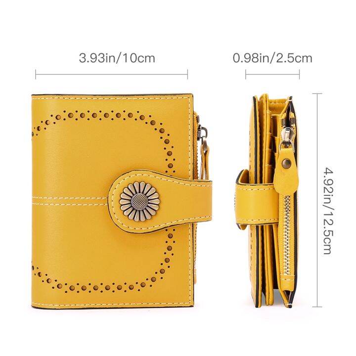 sendefn-small-womens-wallet-luxury-leather-bifold-card-holder-rfid-blocking-zipper-coin-pocket-16-card-slots-short-style-5215