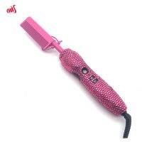 Crystal Hot Comb Electric Heating Comb for Wigs pente quente peigne chauffant lisseur cheveux Curler Styling Tools