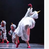 Super embryonic chickens xiao-he style I proud animal performance costumes Cute Chick Costume Xiaohe Children Childrens Day Dance New BY4510