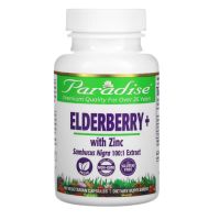 Paradise Herbs Earth’s Blend Elderberry+ with Zinc 60 Vegetarian Capsules