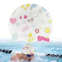 Silicone Swim Hat Waterproof High Elasticity Swimming Shower Bath Caps Non-Slip For Women Men Adults Keep Hair Dry Swim Caps