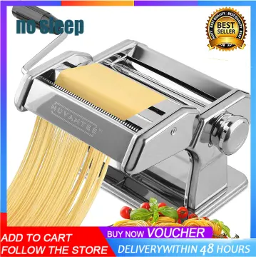 Pasta Maker Deluxe Set By Cucina Pro Includes Spaghetti Fettucini Angel Hair  Ravioli Lasagnette Attachments