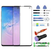 【Customer favorite】 for galaxy s8/s9+/s10e/s10/s10+ black glass lens screen replacement loca uv glue