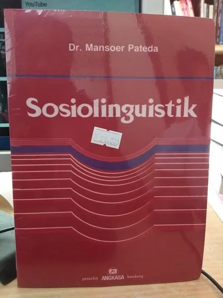 Buku Sosiolinguistik - Mansoer Pateda | Lazada Indonesia